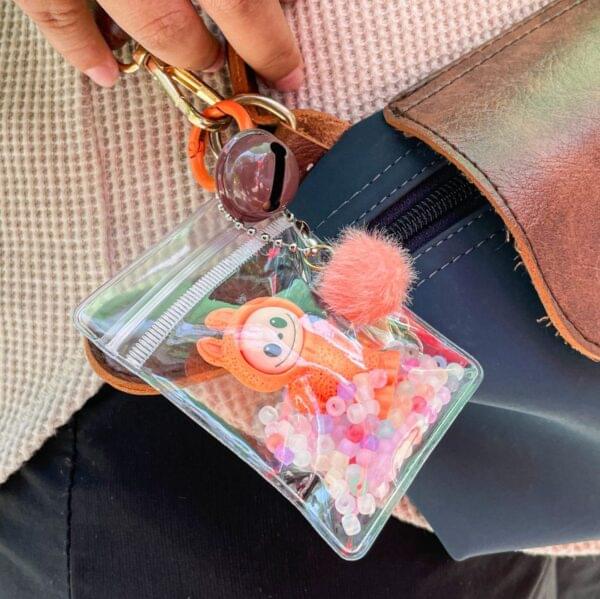 Gantungan Tas - Orange Labubu